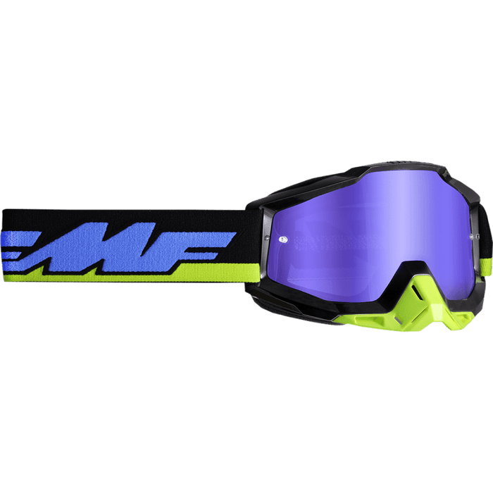 FMF POWERBOMB GOGGLE TALLADEGA - MIRROR BLUE LENS - Driven Powersports Inc.196261011661F - 50037 - 00008