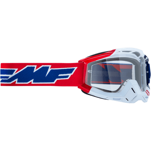 FMF POWERBOMB GOGGLE US OF A - CLEAR LENS - Driven Powersports Inc.196261011586F-50036-00006