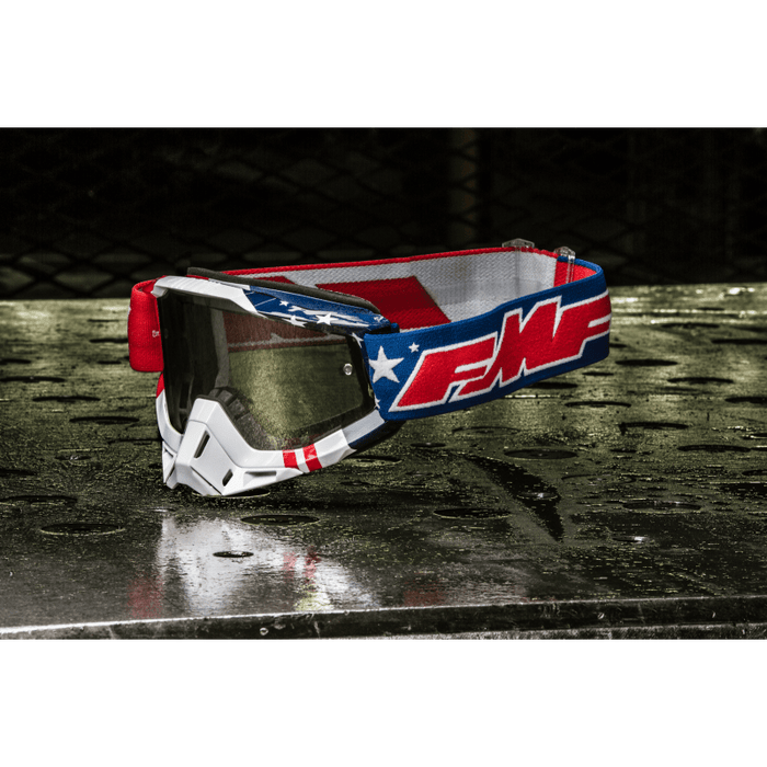 FMF POWERBOMB GOGGLE US OF A - CLEAR LENS - Driven Powersports Inc.196261011586F-50036-00006