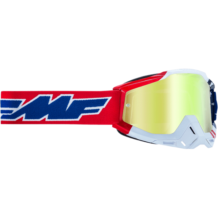 FMF POWERBOMB GOGGLE US OF A - TRUE GOLD LENS - Driven Powersports Inc.841269174466F-50037-00006