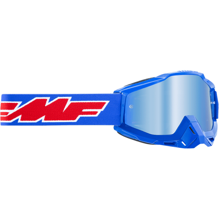 FMF POWERBOMB YOUTH GOGGLE ROCKET - MIRROR BLUE LENS - Driven Powersports Inc.196261011883F-50048-00002