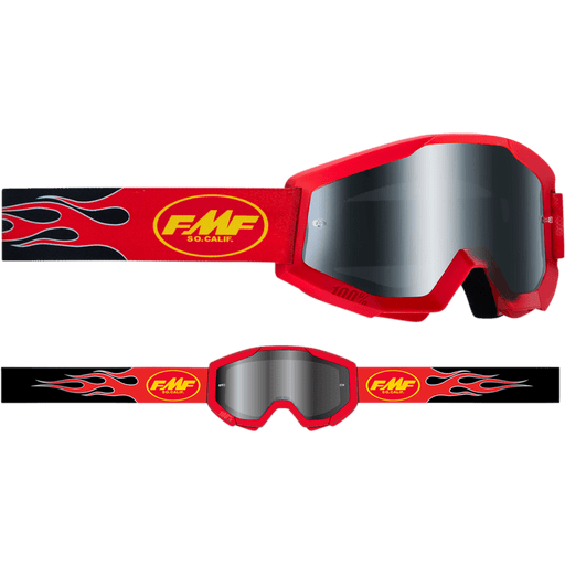 FMF POWERCORE SAND GOGGLE FLAME - SMOKE LENS - Driven Powersports Inc.196261012132F-50053-00003