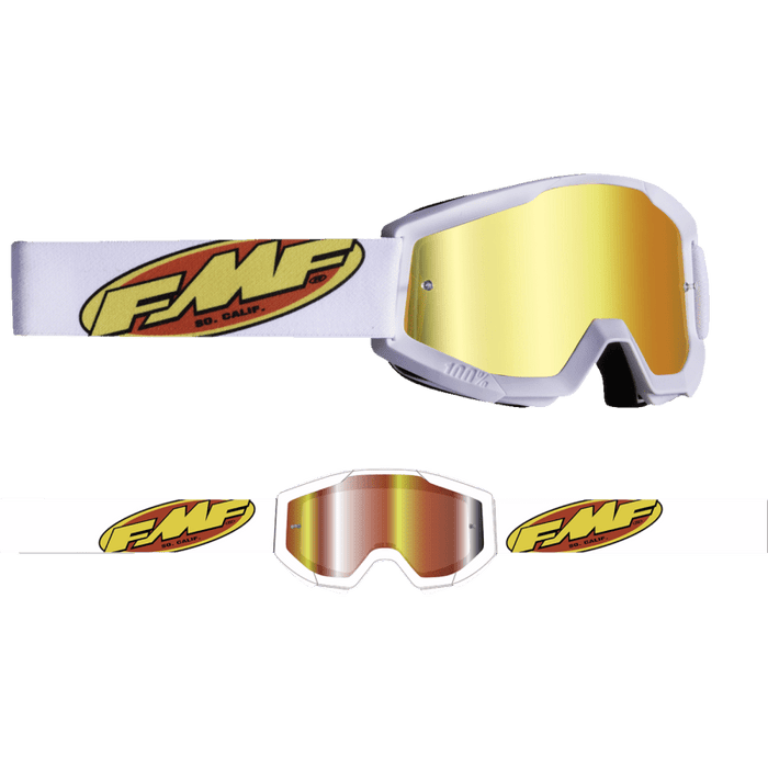 FMF POWERCORE YOUTH GOGGLE CORE - MIRROR RED LENS - Driven Powersports Inc.196261011500F-50055-00006