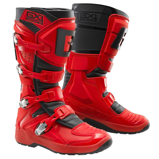 GAERNE GX-1 EVO MX BOOTS - RED/BLACK (42) (2193-015-42) - Driven Powersports Inc.20000002426202193-015-42