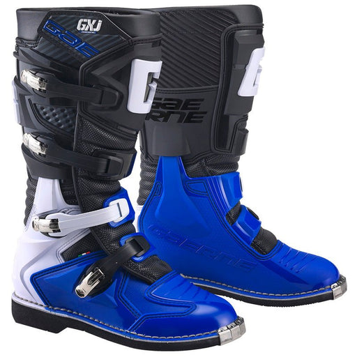 GAERNE GX-J JUNIOR MX BOOTS - BLACK/BLUE (34) (2169-003-34) - Driven Powersports Inc.20000002250362169-003-34