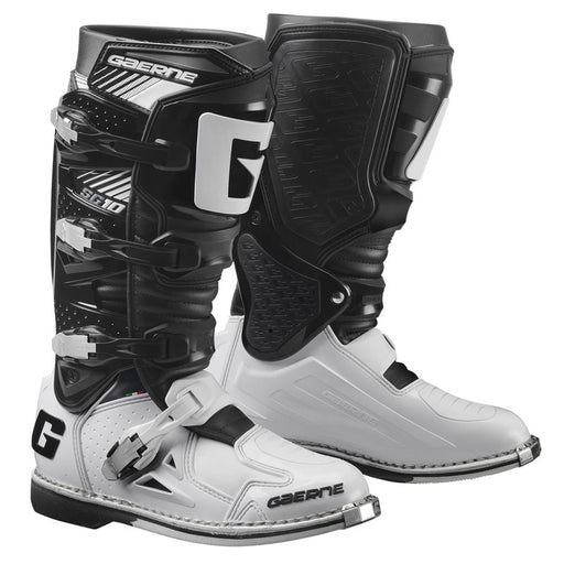 GAERNE MX SG-10/BLACK/WHITE SIZE: 43 (2190-014-43) - Driven Powersports Inc.20000002116262190-014-43