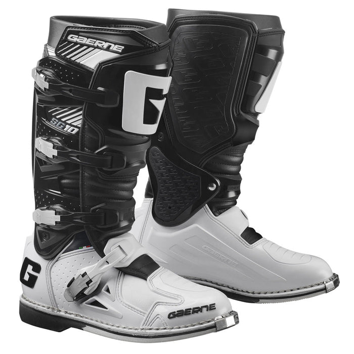 GAERNE MX SG-10/BLACK/WHITE SIZE: 44.5 (2190-014-44.5) - Driven Powersports Inc.20000002116332190-014-44.5