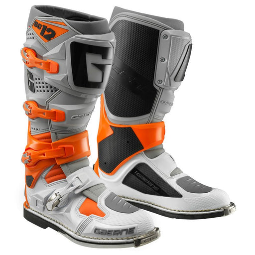 GAERNE SG-12 GREY/ORANGE/WHITE SIZE: 44 (2174-083-44) - Driven Powersports Inc.20000002305592174-083-44