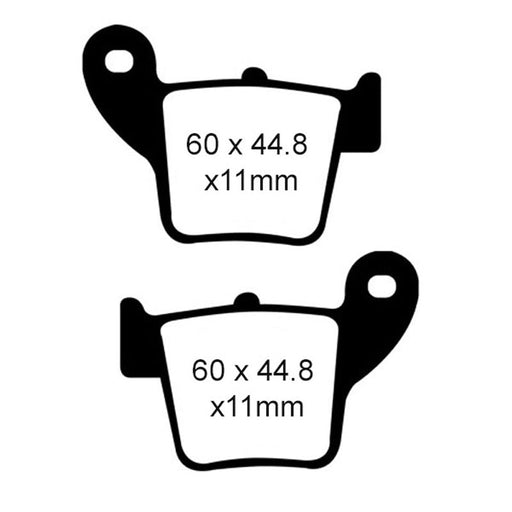 ITL BRAKE PADS - KEVLAR/CARBON - (FA346) (210346) - Driven Powersports Inc.210346210346