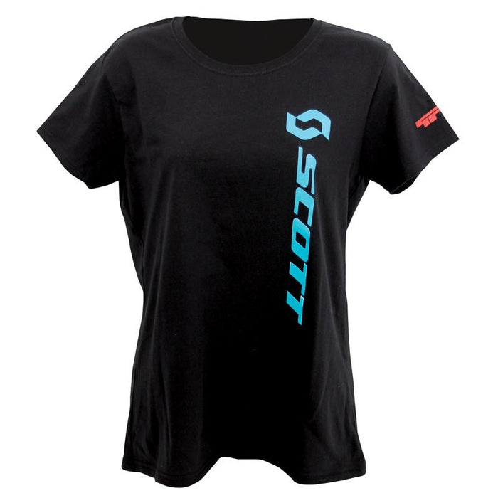 ITL T - SHIRT ITL/SCOTT WOMEN BLACK_LOGO SCUBA BLUE 3XL - Driven Powersports Inc.09455082