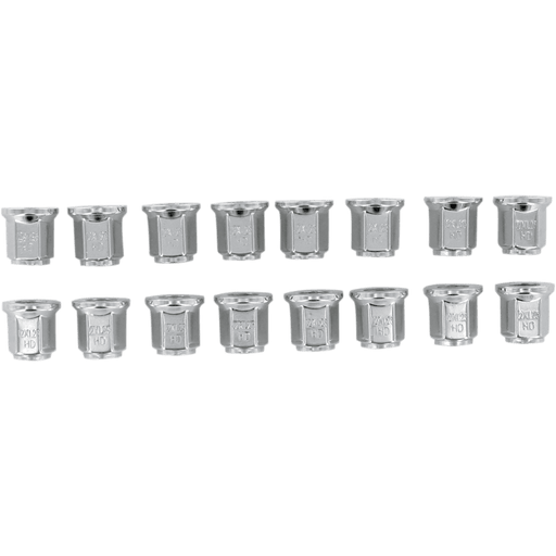 ITP 12MM FLAT CHROME LUG NUT 16/BOX - Driven Powersports Inc.033259670519ALUG16BX