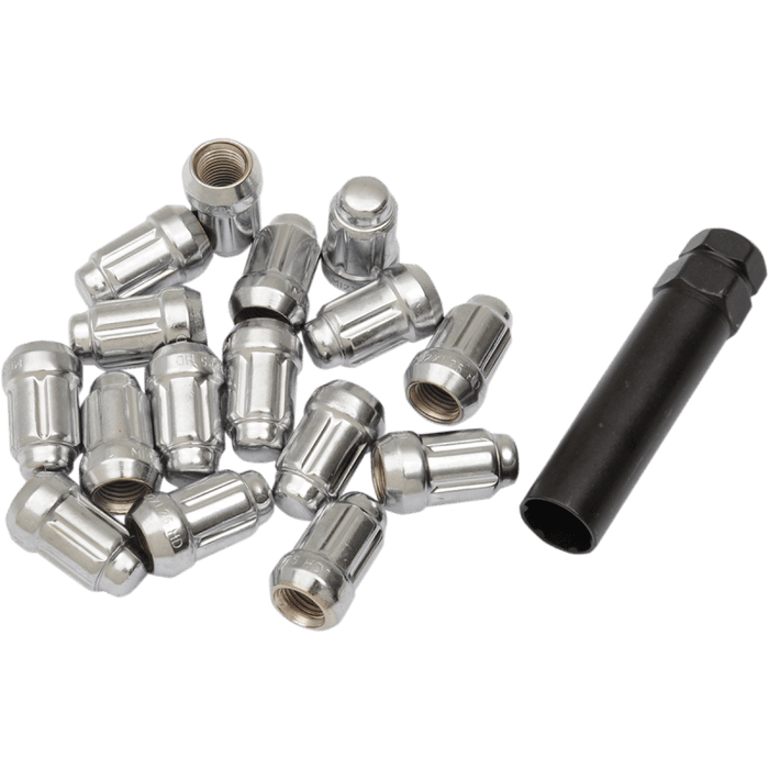 ITP 12MM X 1.25 SPLINED TAPER CHROME LUG NUT + KEY - Driven Powersports Inc.038244130122ALUG21BX