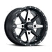 ITP CYCLONE WHEEL 15X7 4/136 5+2 BLACK MACHINED (1522308727B) - Driven Powersports Inc.0709641162601522308727B