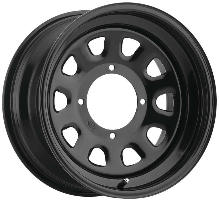 ITP DELTA STEEL 14X7 4/156 4+3 12MM HOLE BLACK - Driven Powersports Inc.0709641176701422320014B