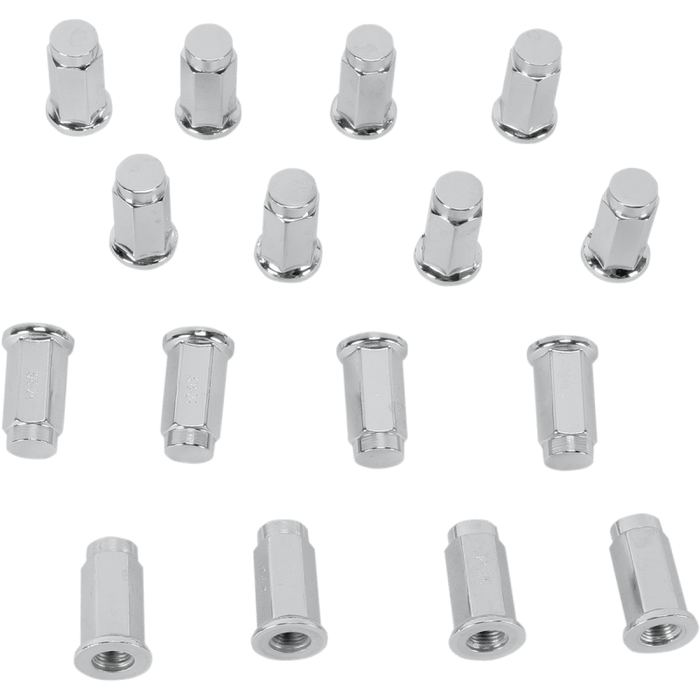 ITP FLAT LUG NUT CHROME 3/8 - 24 16/BOX - Driven Powersports Inc.033259262240ALUG11BX