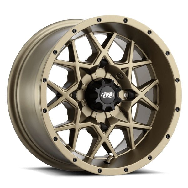 ITP HURRICANE 12XL7 4/4 2+5 BLACK MACHINED (1228631404B) - Driven Powersports Inc.0382442701631228631404B