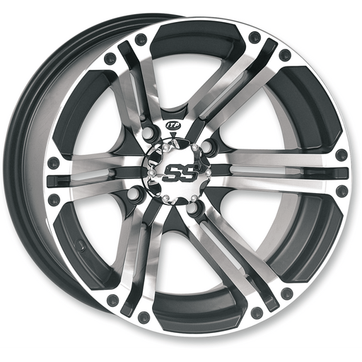 ITP SS ALLOY SS212 12XL7 4/110 2+5 (BLACK MACHINED) - Driven Powersports Inc.0332590031401228365404B