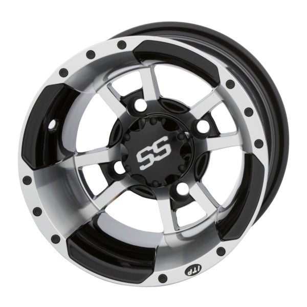 ITP SS112 SPORT 10X8 4/110 3+5 (BLACK MACHINED) - Driven Powersports Inc.0332596672121028335404B