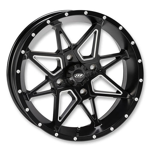 ITP TORNADO 14X7 4/4_0 2+5 (BLACK WITH MILLED ACCENTS) - Driven Powersports Inc.0466844652611421953727B