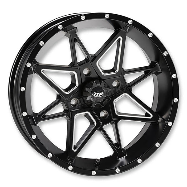 ITP TORNADO 14X7 4/4_0 2+5 (BLACK WITH MILLED ACCENTS) - Driven Powersports Inc.0466844652611421953727B