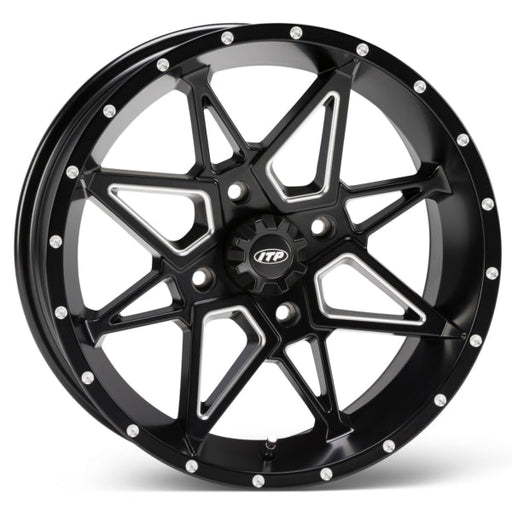 ITP TORNADO 15X7 4/156 4+3 (BLACK WITH MILLED ACCENTS) - Driven Powersports Inc.0466844652161521958727B