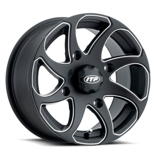 ITP TWISTER 14X7 4/110 5+2 (BLACK MILLED ACCENT) LEFT - Driven Powersports Inc.0709641208541422326727BL