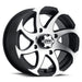 ITP TWISTER 14X7 4/136 5+2 (BLACK MACHINED) LEFT (1422328536BL) - Driven Powersports Inc.0709641208301422328536BL