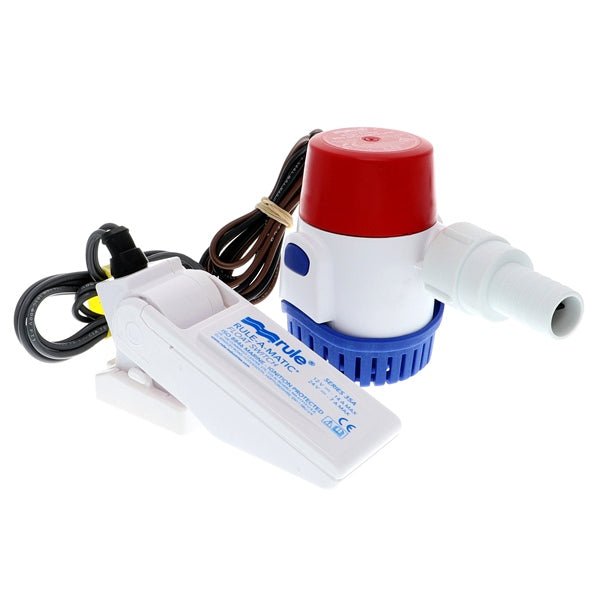 JABSCORULE 500 GPH STANDARD BILGE PUMP KIT WITH FLOAT SWITCH (25DA - 35A) - Driven Powersports Inc.04223710651325DA - 35A