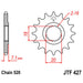 JT SPROCKETS SPROCKET FRONT 520 11T (JTF427.11) - Driven Powersports Inc.824225203349JTF427.11