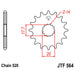 JT SPROCKETS SPROCKET FRONT 520 12T (JTF564.12) - Driven Powersports Inc.824225204841JTF564.12