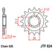 JT SPROCKETS SPROCKET FRONT 520 12T (JTF824.12) - Driven Powersports Inc.824225205787JTF824.12