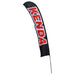 KENDA SHOP BEACH FLAG KENDA 18' (210032) - Driven Powersports Inc.210032