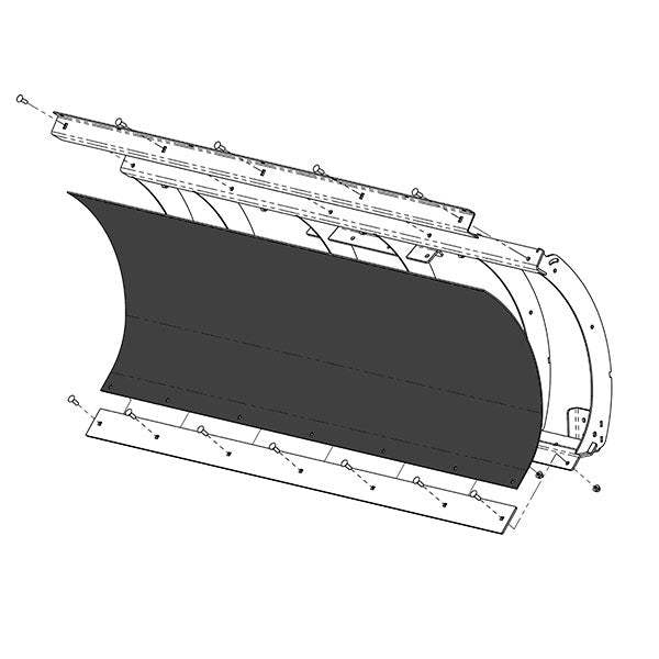 KFI POLY BLADE REPLACEMENT 60'' (105858 - R) - Driven Powersports Inc.748252662392105858 - R