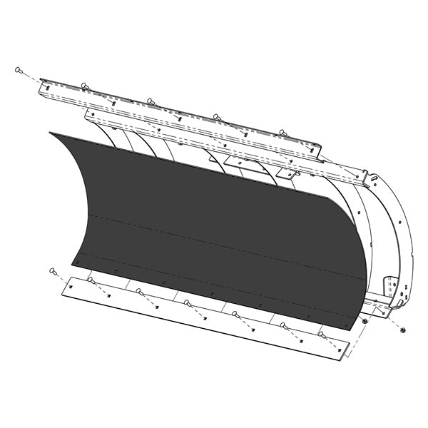 KFI POLY BLADE REPLACEMENT 60'' (105858 - R) - Driven Powersports Inc.748252662392105858 - R