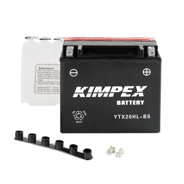 KIMPEX BATTERY MAINTENANCE FREE AGM HIGH PERFORMANCE - Driven Powersports Inc.779420738830HTX20HL - BS