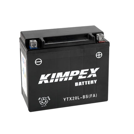 KIMPEX BATTERY MAINTENANCE FREE AGM - Driven Powersports Inc.779422676895HTX20(L) - BS(FA)