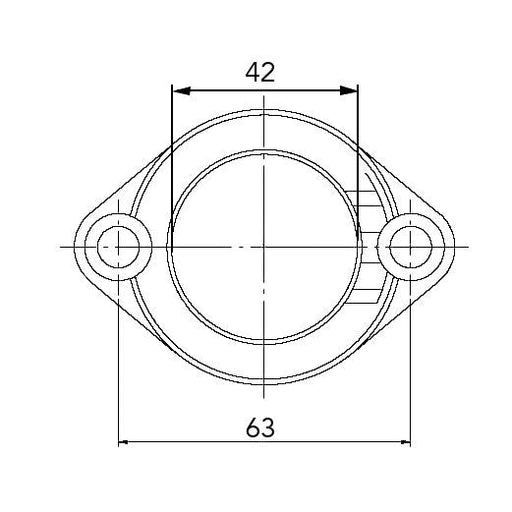 KIMPEX CARBURETOR ADAPTER MOUNTING FLANGE - Driven Powersports Inc.77942212771707 - 100 - 05