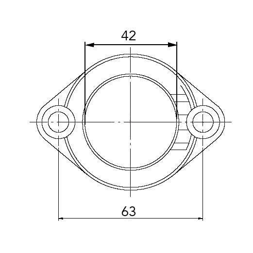 KIMPEX CARBURETOR ADAPTER MOUNTING FLANGE - Driven Powersports Inc.77942212771707 - 100 - 05