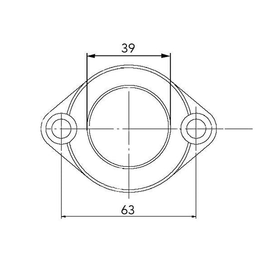 KIMPEX CARBURETOR ADAPTER MOUNTING FLANGE - Driven Powersports Inc.779422127724207 - 100 - 06