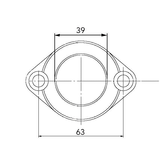 KIMPEX CARBURETOR ADAPTER MOUNTING FLANGE - Driven Powersports Inc.779422127724207 - 100 - 06