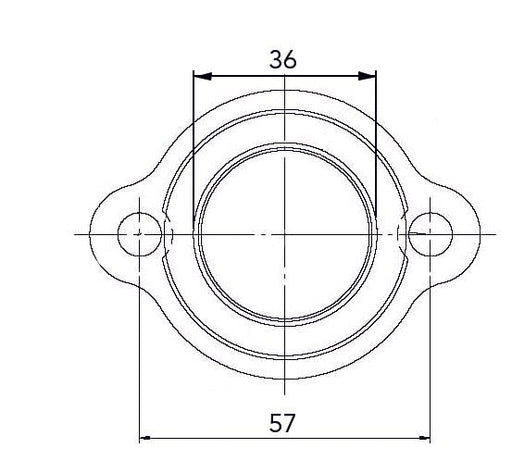 KIMPEX CARBURETOR ADAPTER MOUNTING FLANGE - Driven Powersports Inc.78242264812007 - 100 - 08