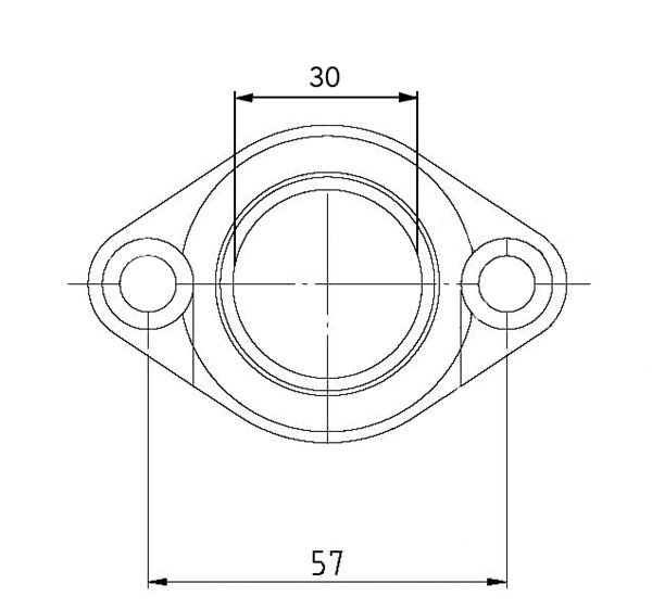 KIMPEX CARBURETOR ADAPTER MOUNTING FLANGE - Driven Powersports Inc.77942212778607 - 100 - 24