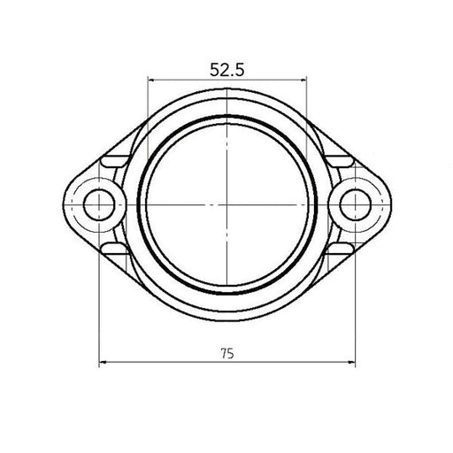 KIMPEX CARBURETOR ADAPTER MOUNTING FLANGE - Driven Powersports Inc.77942212780907 - 100 - 26