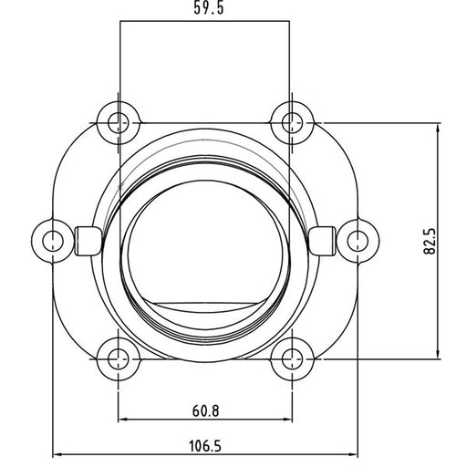 KIMPEX CARBURETOR ADAPTER MOUNTING FLANGE - Driven Powersports Inc.7794222521121203453