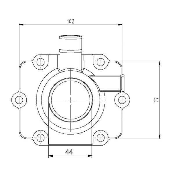 KIMPEX CARBURETOR ADAPTER MOUNTING FLANGE - Driven Powersports Inc.7794222107161253217