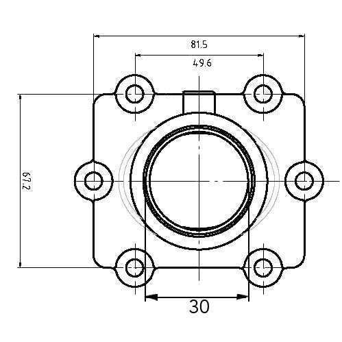 KIMPEX CARBURETOR ADAPTER MOUNTING FLANGE - Driven Powersports Inc.7794222107543005 - 147