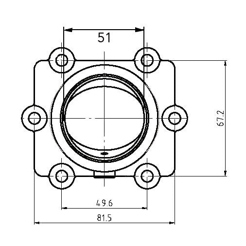 KIMPEX CARBURETOR ADAPTER MOUNTING FLANGE - Driven Powersports Inc.7794222107613005 - 264