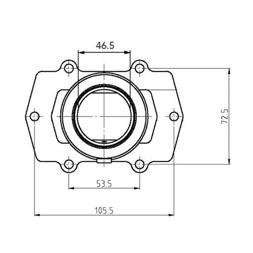 KIMPEX CARBURETOR ADAPTER MOUNTING FLANGE - Driven Powersports Inc.7794222519483006 - 429