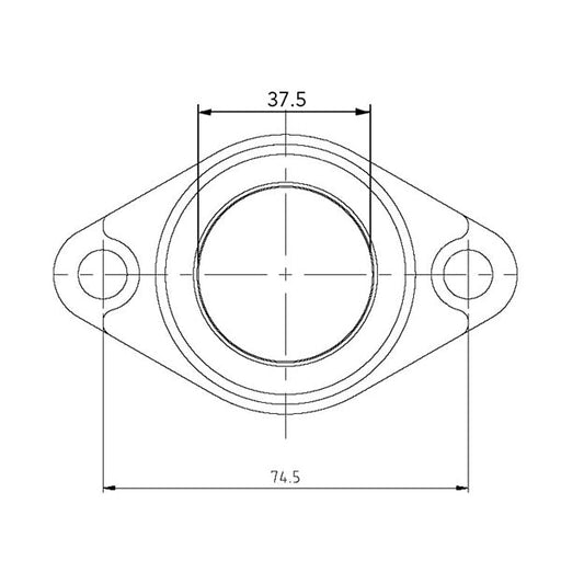 KIMPEX CARBURETOR ADAPTER MOUNTING FLANGE - Driven Powersports Inc.7794222108533084438