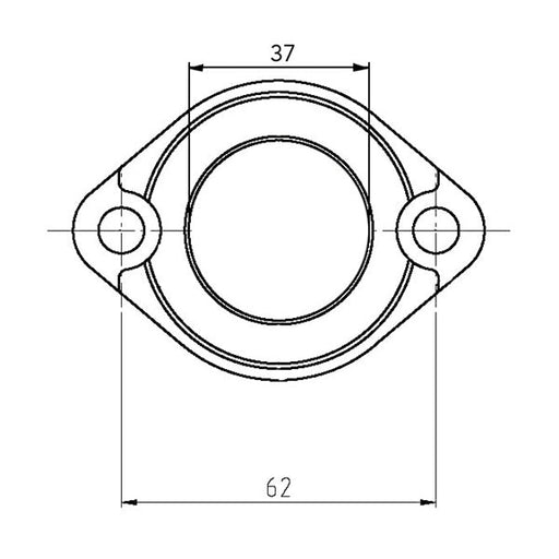 KIMPEX CARBURETOR ADAPTER MOUNTING FLANGE - Driven Powersports Inc.7794222107233085670